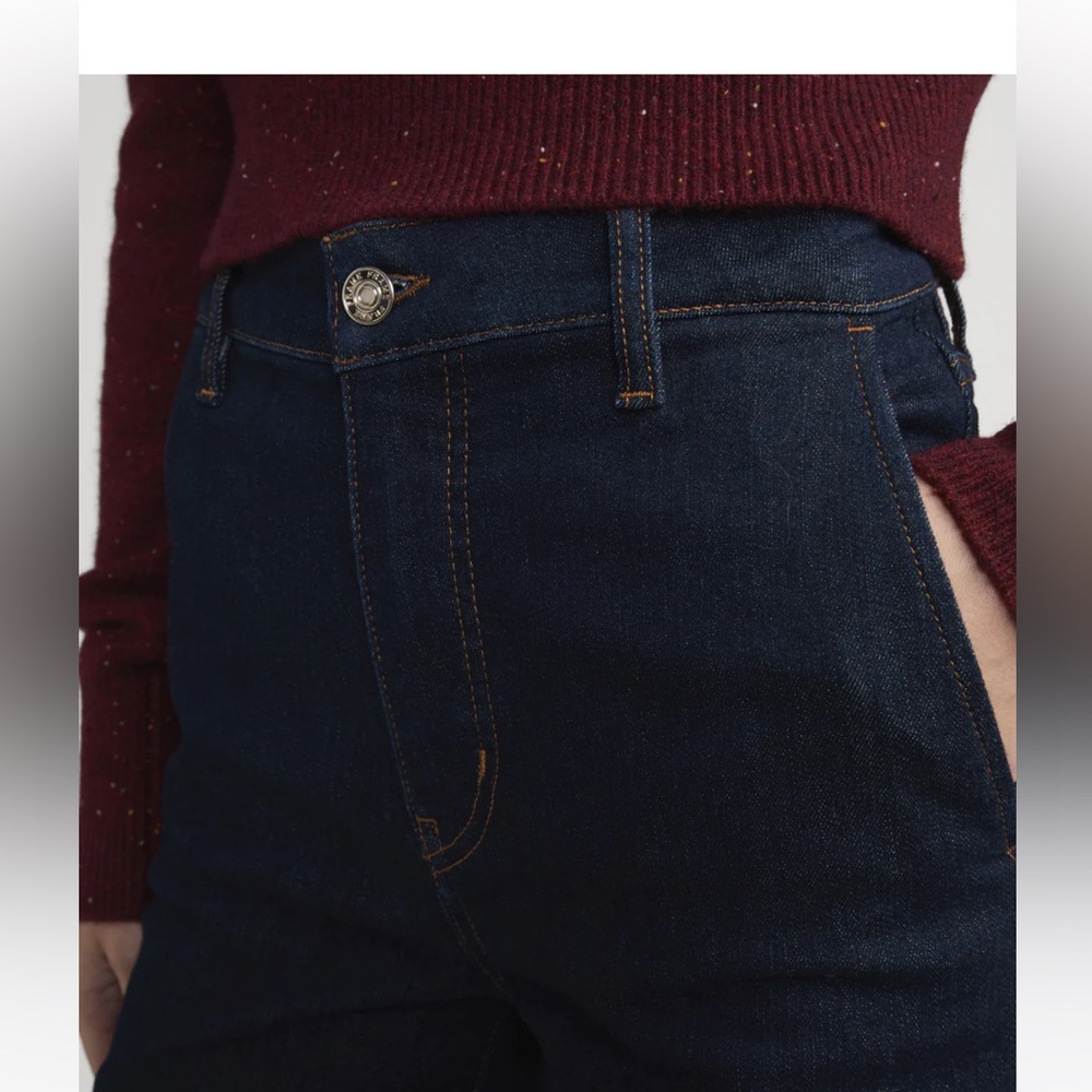 Frame The Straight High Rise Trouser Jean- Rise 24 - Picture 3 of 10